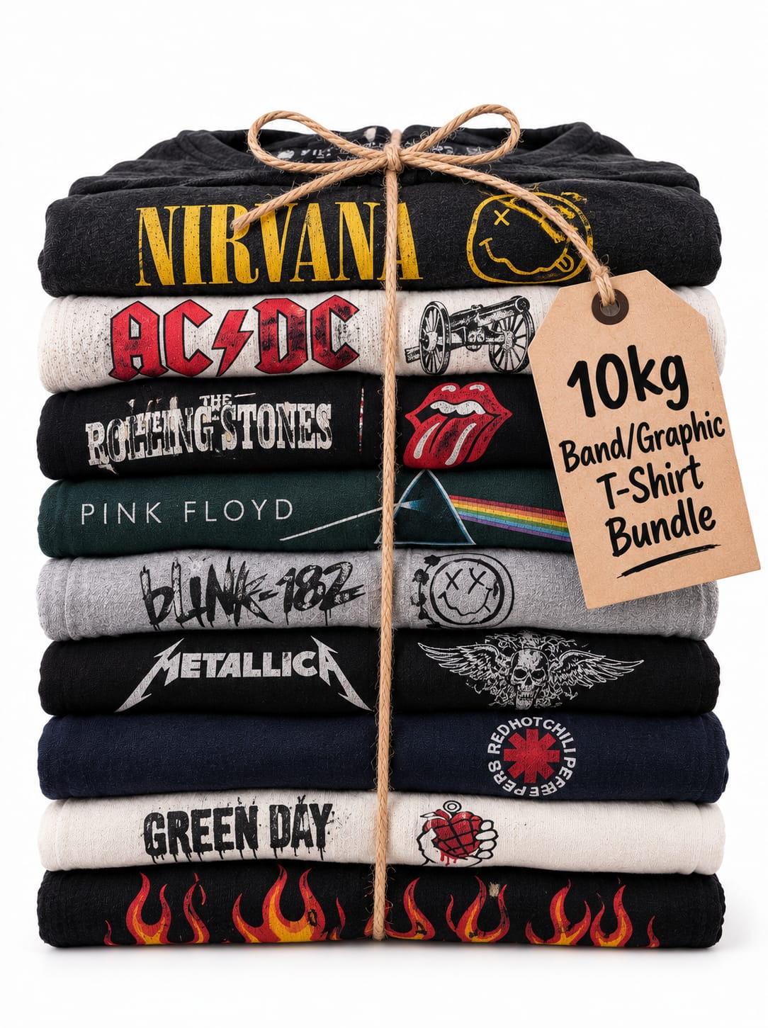 10kg Graphic/Band T-Shirt Bundle
